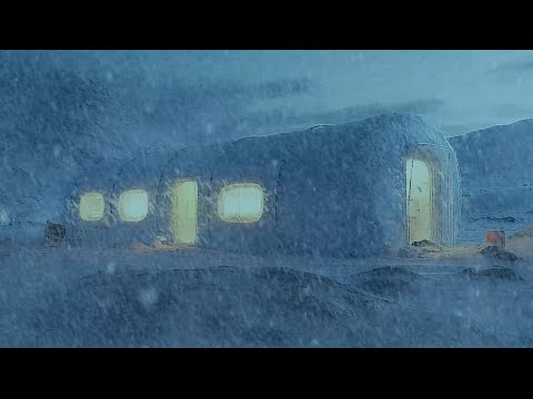 Chilly Blizzard Whispers & Snowstorm for Relaxing | Wind Gusts and Snowstorm Sounds for Deep Sleep