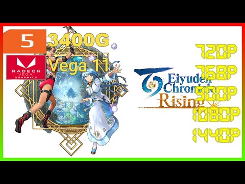 Eiyuden Chronicle Rising | Ryzen 5 3400G Vega 11 2x8 (2666MHz) 16GB RAM