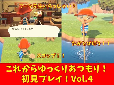 今度はたかとびぼうとスコップゲットだ！　快適島民生活　あつまれ　どうぶつの森　ニンテンドーswitch　初見プレイvol.4