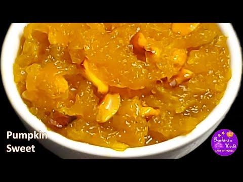 Gummadikaya halwa | Pumpkin Halwa | Kaddu ka halwa | Gruhini's World