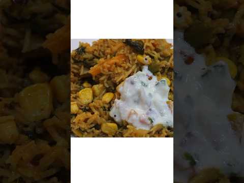 Easy Pulao recipe || Sweetcorn Pulao || Pudina Rice || Pudina Pulav || Quick Pulav || #shorts