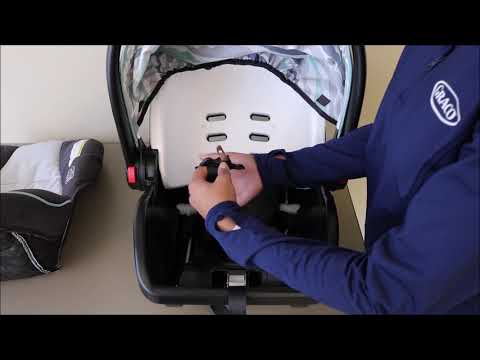 Graco® SnugRide® SnugLock® 30 How to Remove and Replace the Car Seat Cover