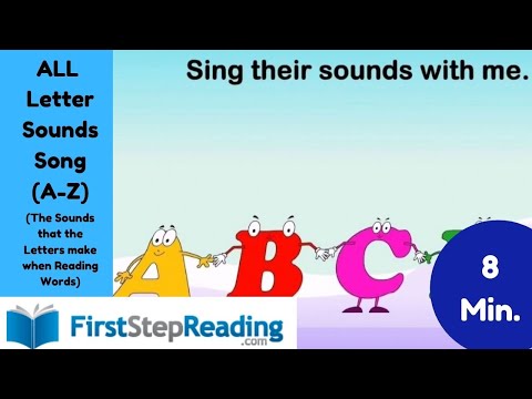 A-Z Letter Sounds Song/ Phonics/Reading with Letter Sounds/ Kindergarten/Preschool/ English/ ESL