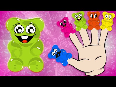 Gummy Bear Finger Family Song - Finger Family Nursery Rhymes For Kids