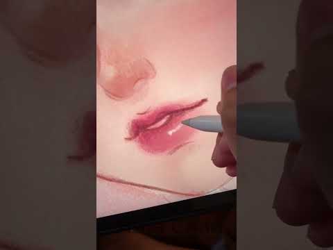 [ASMR] Draw Virgo with Ipad - New brushes #shorts #hutachan