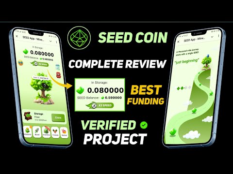 Seed coin airdrop - Seed mining today - New crypto coin - Hassan Crypto Official