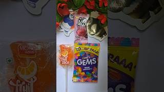 FRUIT🤪 Slice🍕 with love JUZT jelly &gems#chocolete #shorts #ytfeed