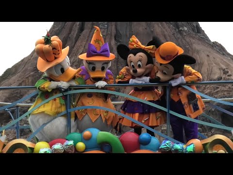 【TDSハバグリ】ディズニー・ハロウィーン・グリーティング2024.11.05 初回 東京ディズニーシー ミッキー広場 キャラ追い4K記録動画 アフターグロウまで