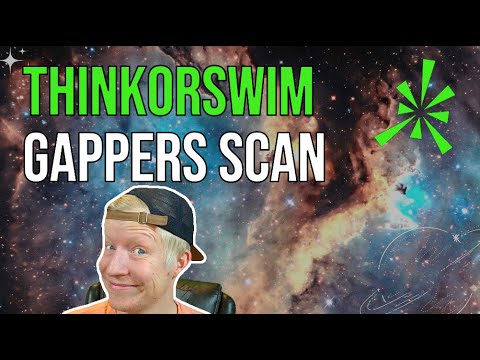 ThinkorSwim PreMarket Gappers Scanner