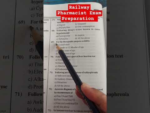 Railway Pharmacist Exam Preparation | Pharmacist Exam Preparation @GPATDISCUSSIONCENTER #rrb2024