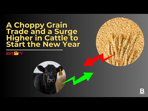 A Choppy Grain Trade and a Surge Higher in Cattle to Start the New Year