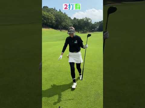 まさかの2連続バーディー!?大栄14番ミドルホールに挑戦！ #golf #ゴルフ女子