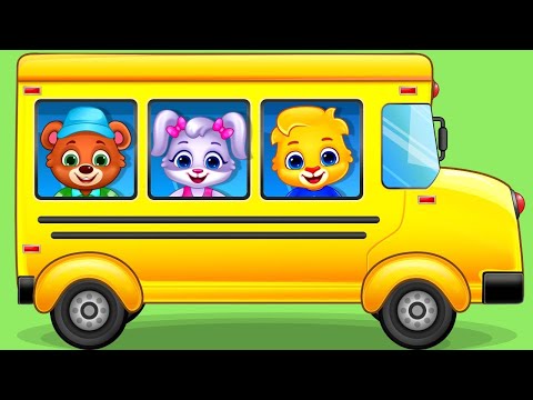 Wheels on the Bus | Nursery Rhymes | Kids Song by RV AppStudios