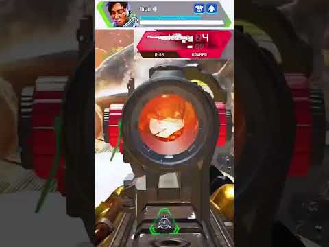 The Kraber on Skull Town is so satisfying🎯 (Apex Legends)