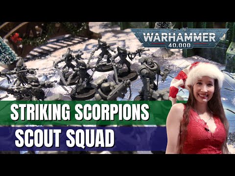 NEW Striking Scorpions & Space Marine Scouts Assembled!