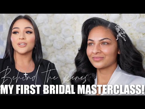 MY FIRST VIRTUAL BRIDAL MAKEUP MASTERCLASS! EMOTIONAL SOLD OUT TWICE!! 🥹🤍