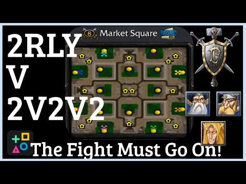 ⬜🛡️Market Square [2v2v2v2] - Human & Night Elf vs. Many - Lym POV