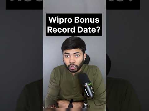 Wipro Stock Bonus Record Date🔥| Latest Bonus News  #ipo  #shortsfeed #bonus