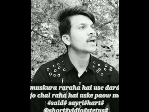 jo muskura raha hai use dard pala/jo chlraha hai uske poaw chaala#sad#shayari#stetus#viral#vidio#