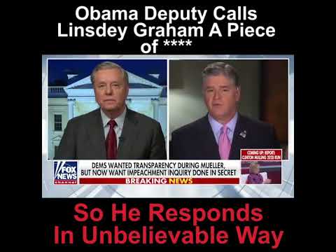 Ouch. Lindsey Graham's response blew the Obama Deputy away, it's epi