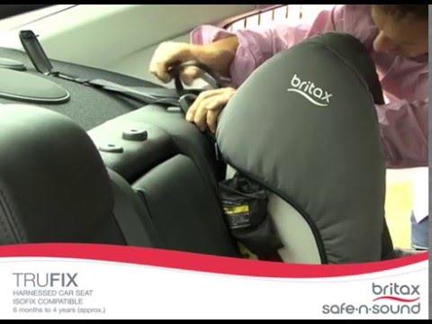 Britax Safe-n-Sound Trufix: Instructional Video (With Vehicle Seatbelt)