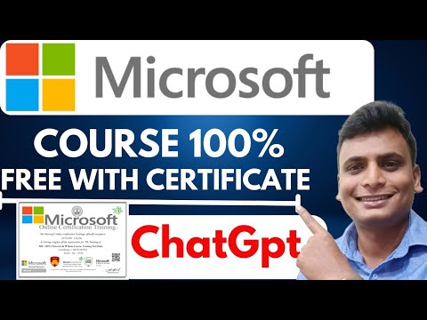 Biggest Opportunity ‼️ Get Chatgpt and Microsoft Courses Absolutely Free With Free Certificate