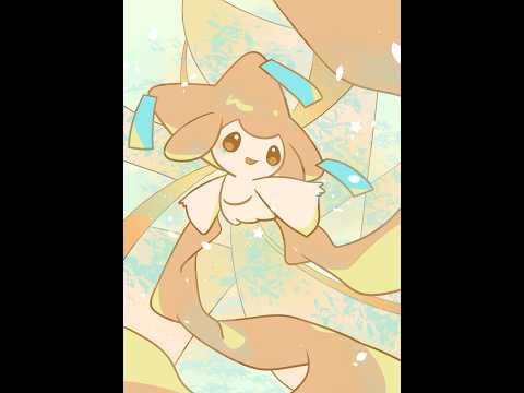 ポケモン：ジラーチ：イラストタイムラプス #ポケモン #making #ジラーチ #pokemon