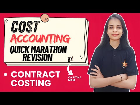 Cost Accounting Revision 2024 | Contract Costing Revision 2024 | Dhruv Coaching Classes