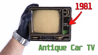 Restoration Mini TV produced in 1981 | Antique television restore | Restore old Mini TV