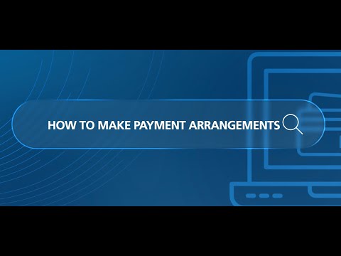 How to make a Payment Arrangement