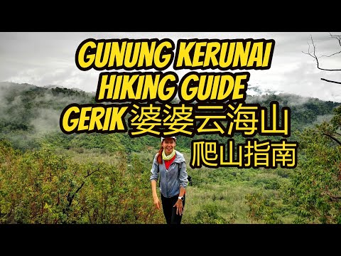 Gunung Kerunai Gerik Perak Guide 2022  霹雳宜力婆婆山云海爬山攻略