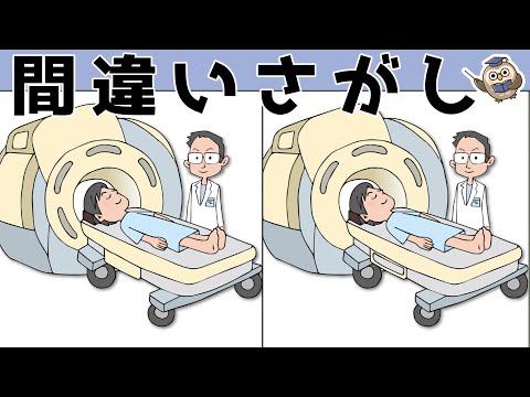 【間違い探しゲーム】おすすめ！老化予防に最適な脳トレ動画【頭の体操】