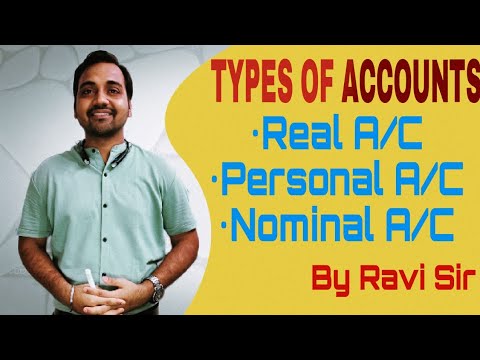 🔴Personal Account Real Account Nominal Account Type of Account Golden Rule of Accounts Rule of Debit