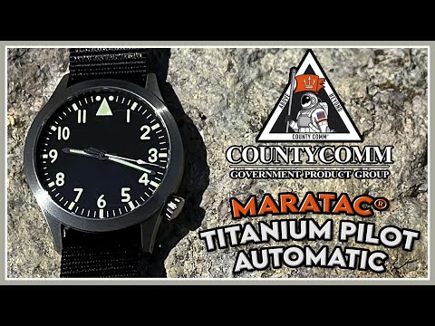 Another Winner From CountyComm/Maratac®! | New Titanium Pilot 200m Automatic And Now In 4K!