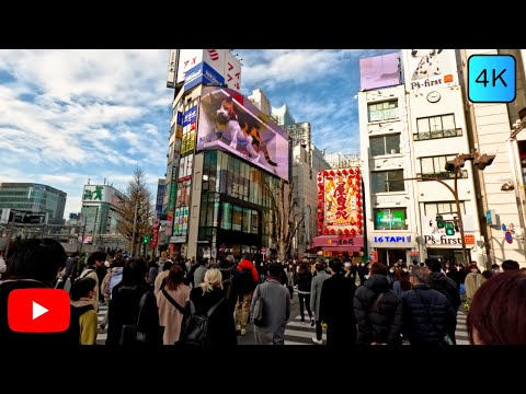 Tokyo Shinjuku walk tour [4K] - AMAZING GIANT 3D CAT (2023)