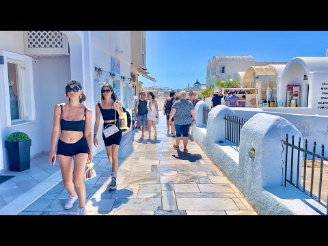 Santorini, Greece 🇬🇷 - JULY 2024 - 4K HDR Walking Tour