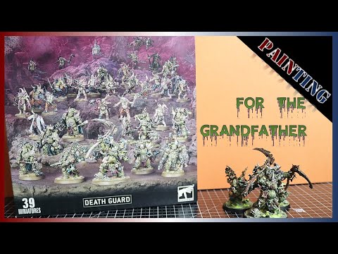 Painting - Death Guard Combat Patrol 39 Minis in 2 Weeks!! (한국어 자막)