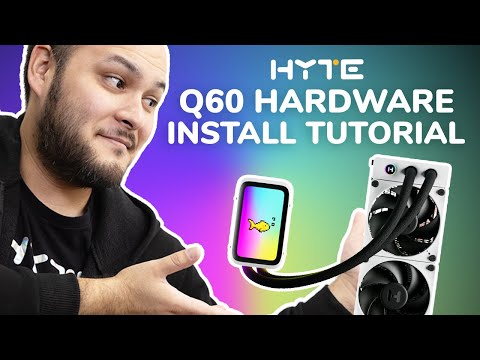 How to install an AIO CPU Water Cooler | HYTE THICC Q60