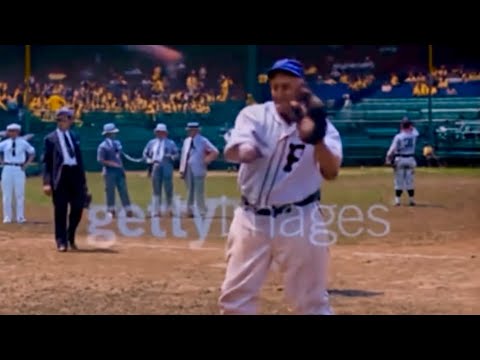 Honus Wagner Warming Up With Cy Young • Colorized Footage