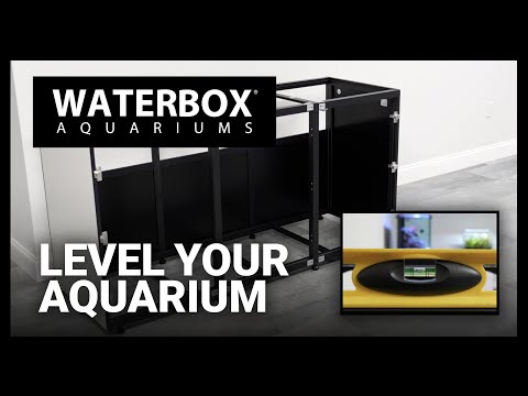 How to level your Waterbox Aquarium cabinet.