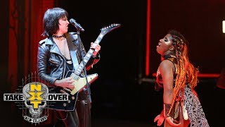 Cane Hill and Halestorm's Lzzy Hale perform Ember Moon's entrance: NXT TakeOver: New Orleans