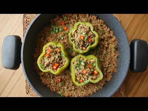 Bharwa Shimla Mirch Qeema Recipe | Stuffed shima mirch keema | keema bhari shimla mirch #shimlamirch