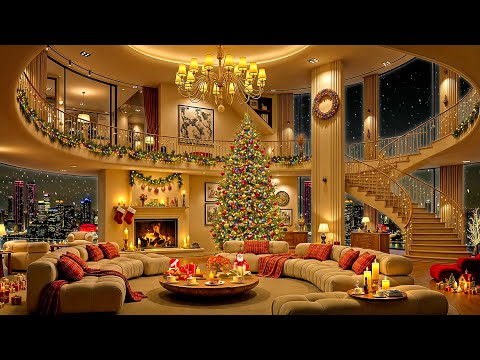 Christmas Jazz Music 2025 🎄Luxury Apartment Ambience 🎅 Tender Piano Jazz for Relaxation & Sleep