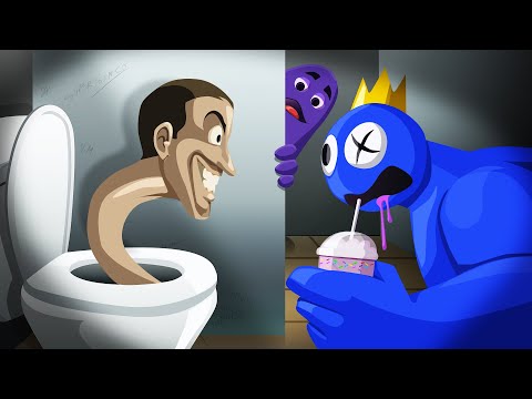 RAINBOW FRIENDS X GRIMACE SHAKE vs SKIBIDI TOILET