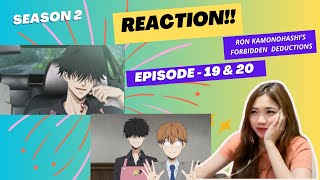 The Case of the Genius Composer Abduction | Ron Kamonohashi's S2 - Episode 19-20 | Reaction