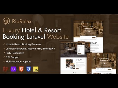 How to Install RioRelax: The Ultimate Laravel Hotel & Resort Booking System – Step-by-Step Solution