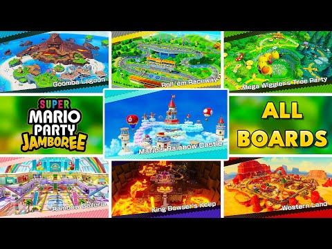 Super Mario Party Jamboree - All Mario Party Boards