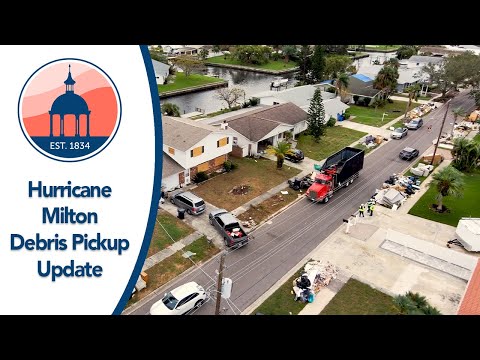 Hurricane Milton Debris Pickup Update