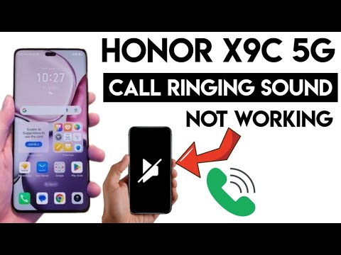 Honor x9c 5g call ringing sound not working #honorx9c