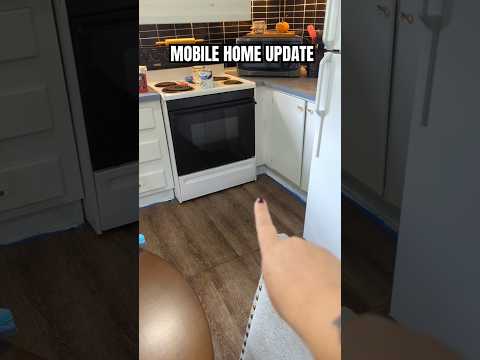 Updating our Outdated Kitchen Mobile Home updates #kimicope